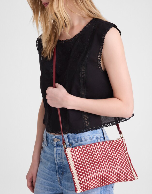 The Signature Woven Crossbody Pouch JUNIPER BERRY MULTI