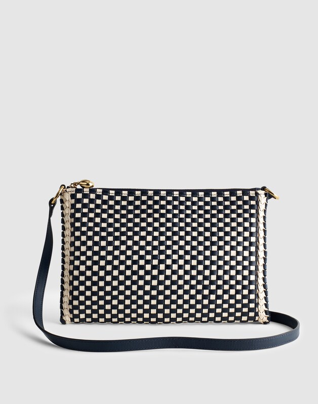 The Signature Woven Crossbody Pouch JUNIPER BERRY MULTI