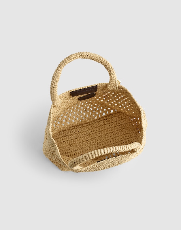 The Straw Mini Tote NATURAL