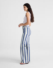 The Emmy Wide-Leg Pant WATERFALL STRIPE