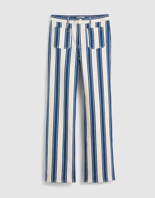The Emmy Wide-Leg Pant WATERFALL STRIPE