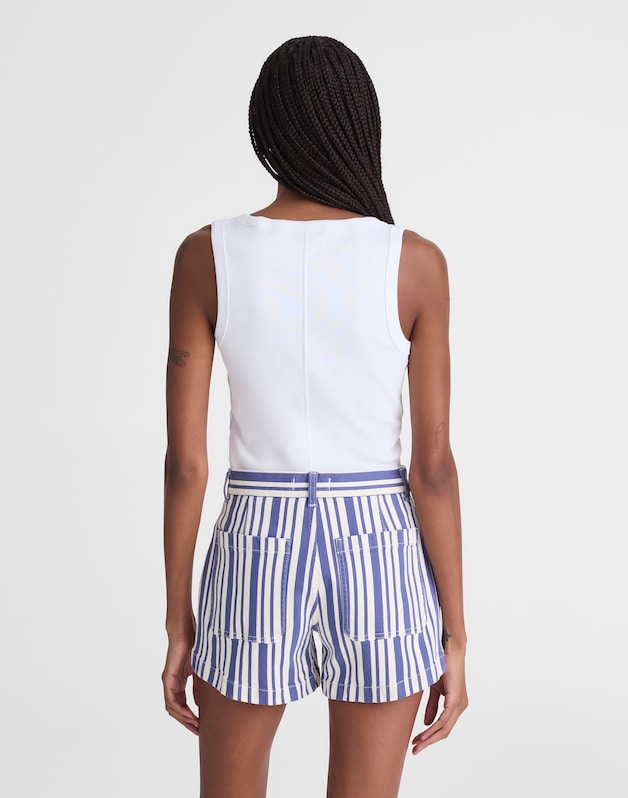 The Emmy Short WATERFALL STRIPE