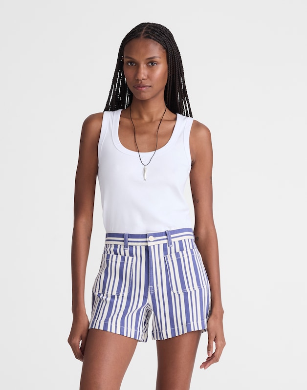 The Emmy Short WATERFALL STRIPE