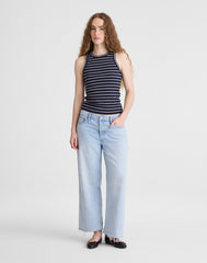 The Essential Tank in Utility Rib CLASSIC NAVY