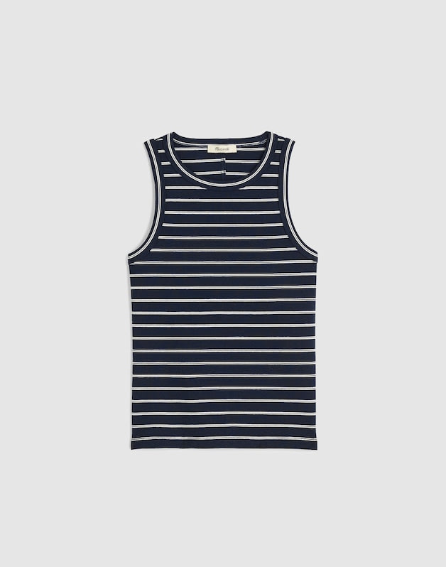 The Essential Tank in Utility Rib CLASSIC NAVY