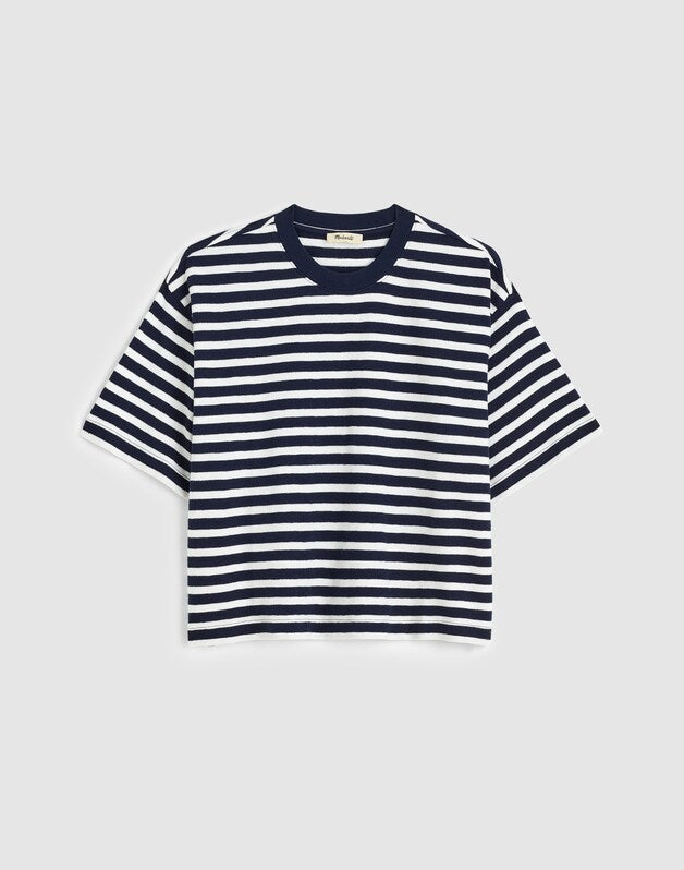 The Easy Crewneck Short-Sleeve Tee NAVY