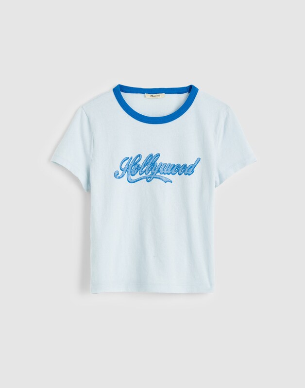 The Relaxed Baby Tee in Vintage Jersey RETRO BLUE