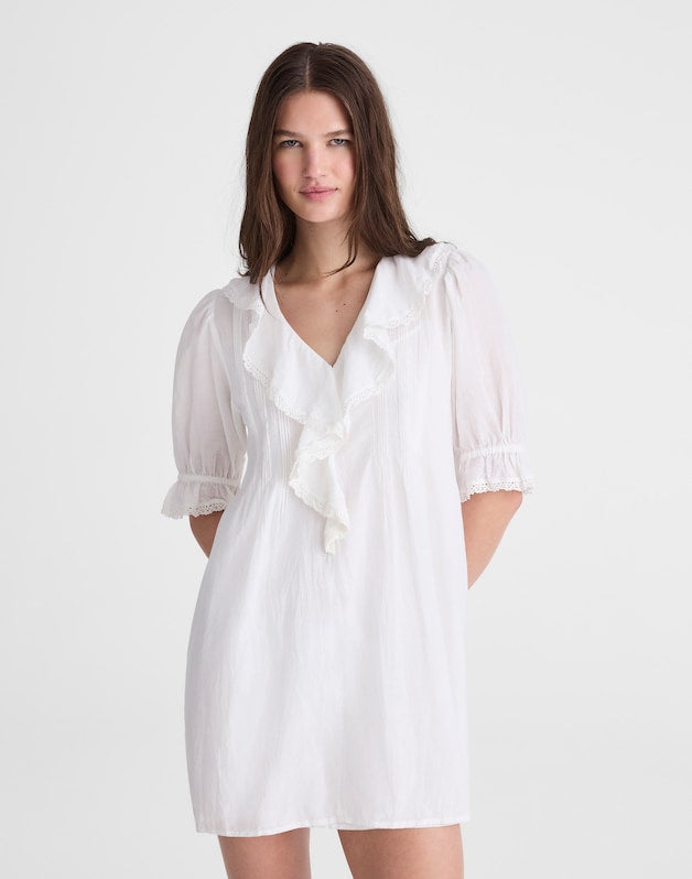 The Blaire Mini Dress WHITE