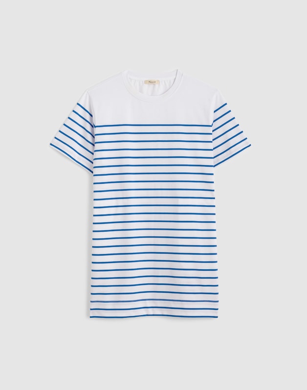 Crewneck Mini T-Shirt Dress RETRO BLUE