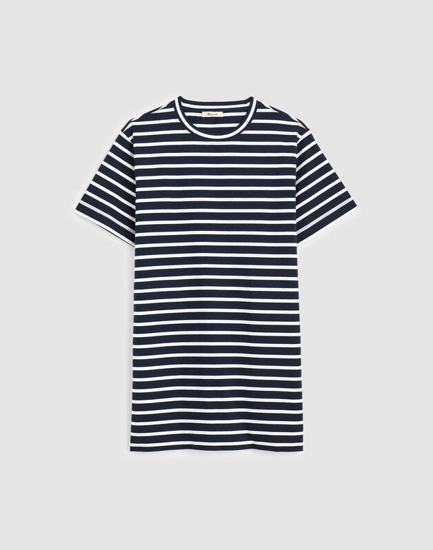 Crewneck Mini T-Shirt Dress NAVY