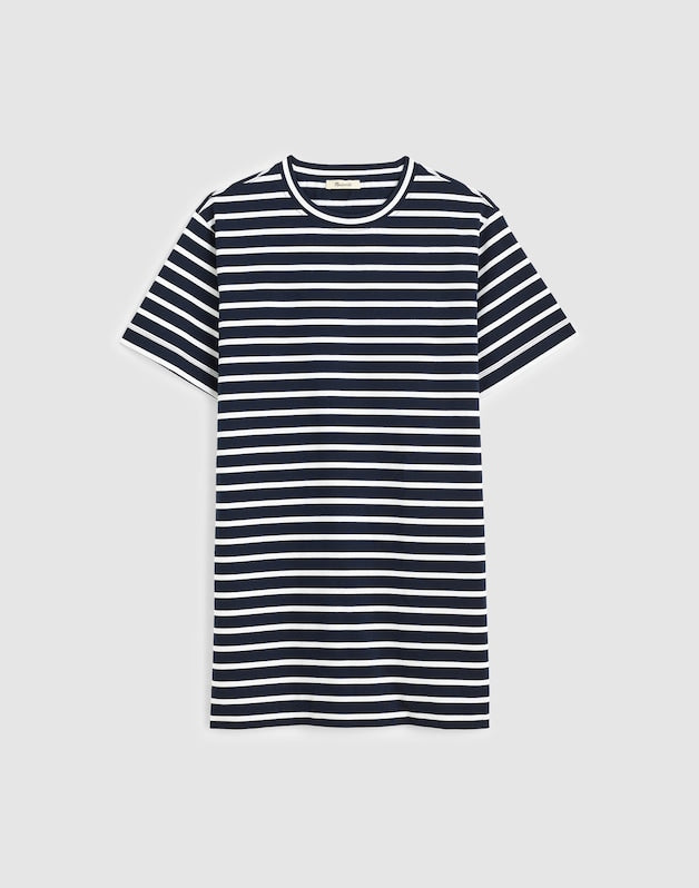 Crewneck Mini T-Shirt Dress NAVY