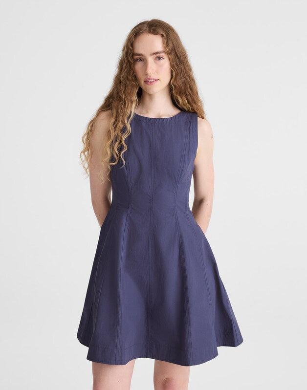 The Rylee Mini Dress PETROL NAVY