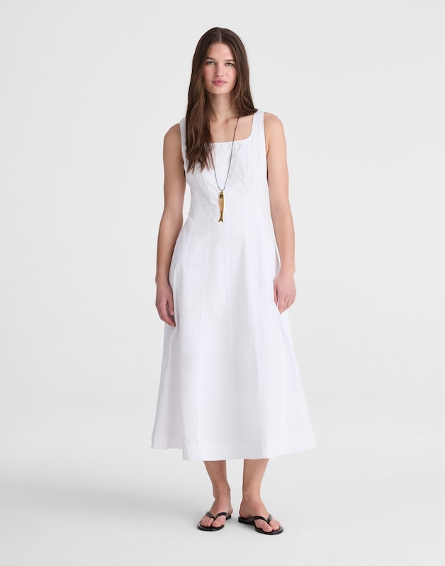 The Rylee Midi Dress WHITE