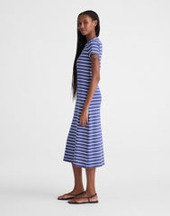 The '90s Crewneck Maxi T-Shirt Dress COOL NAVY