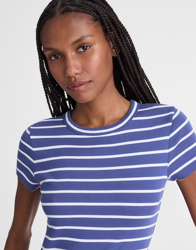 The '90s Crewneck Maxi T-Shirt Dress COOL NAVY