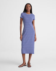 The '90s Crewneck Maxi T-Shirt Dress COOL NAVY