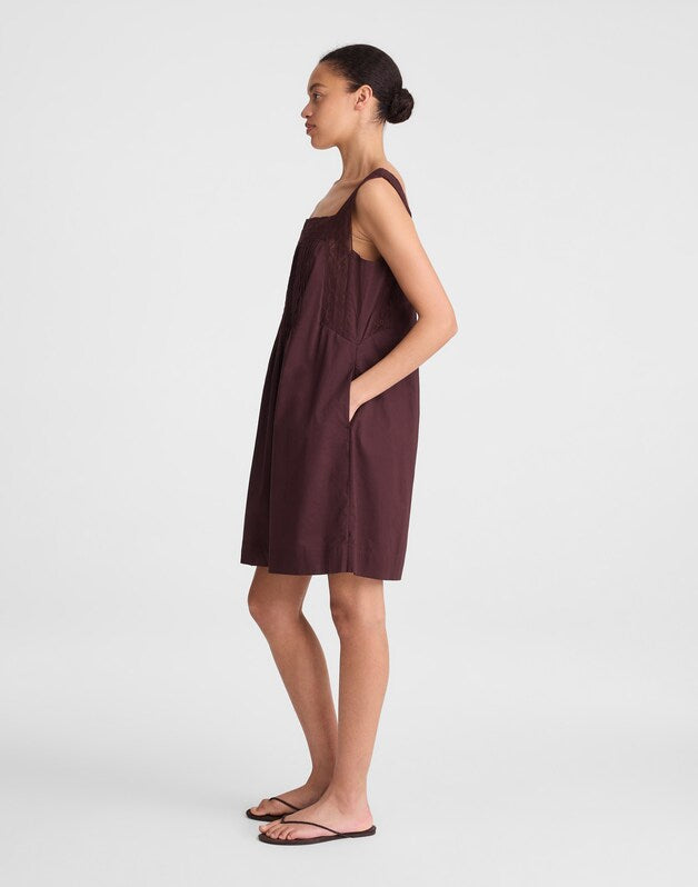 The Sophie Mini Dress BURNT COCOA