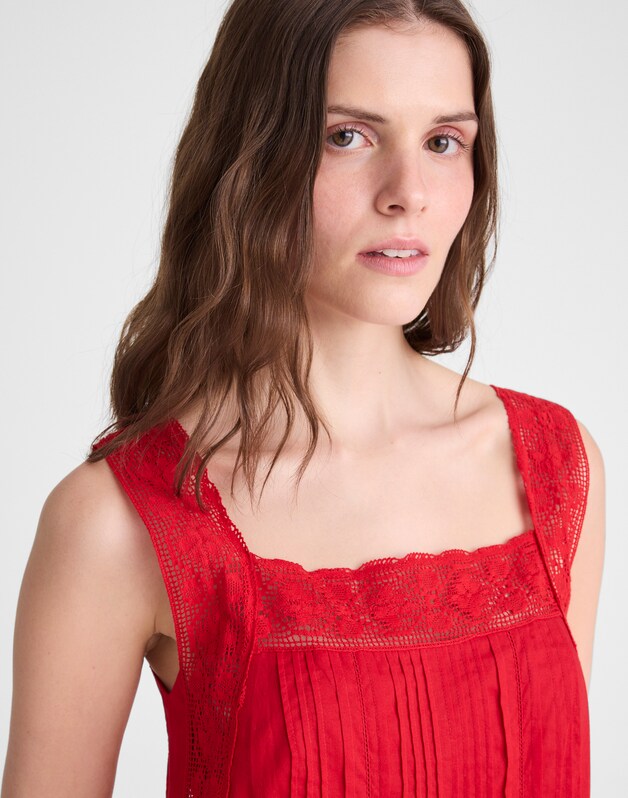 The Sophie Mini Dress VARSITY RED