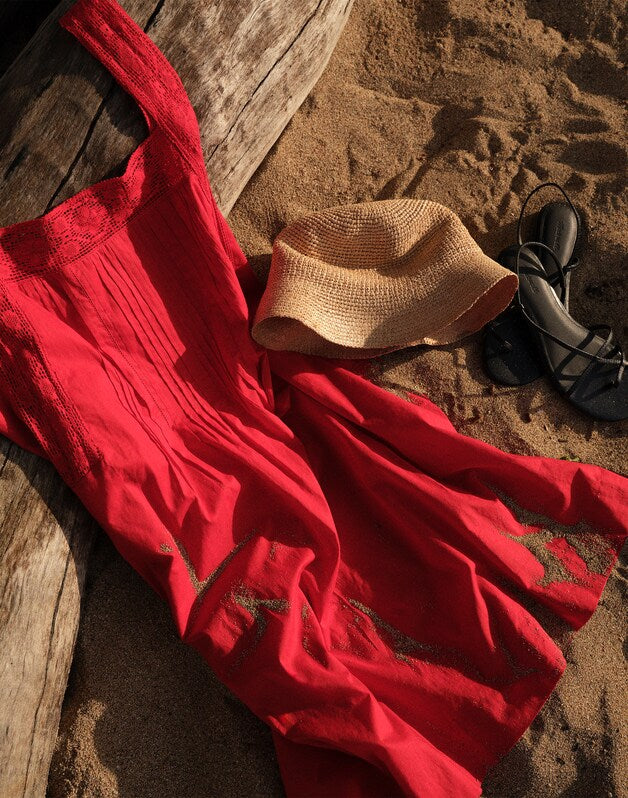 The Sophie Mini Dress VARSITY RED