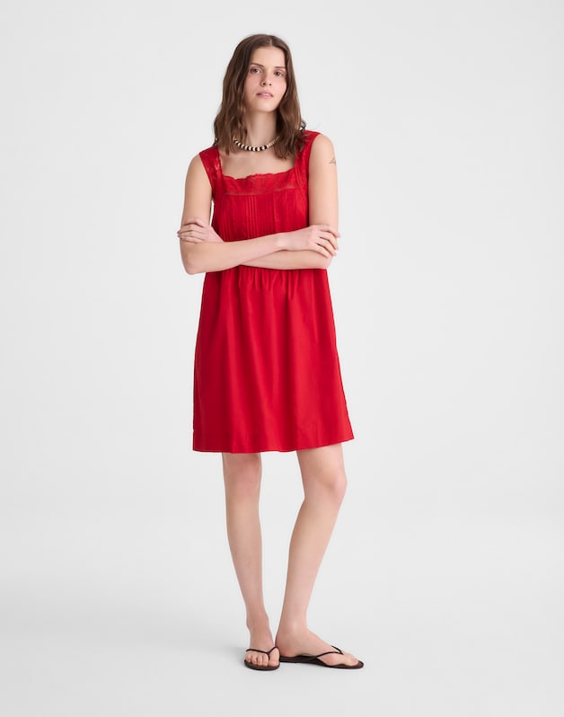 The Sophie Mini Dress VARSITY RED