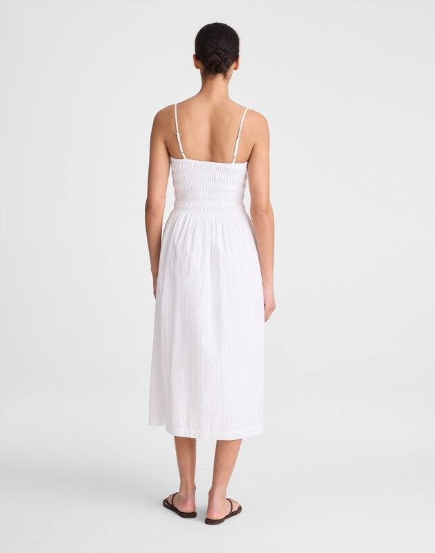 The Peyton Midi Dress WHITE