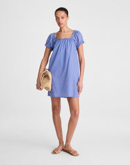 The Chateau Mini Dress CALM BLUE