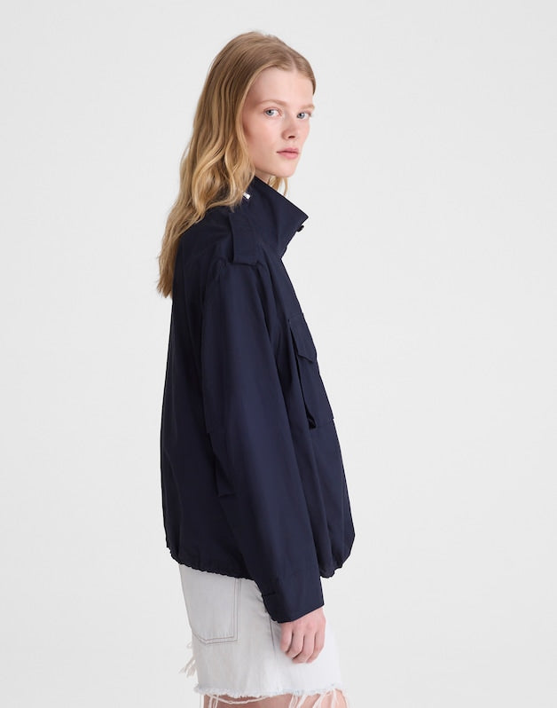Field Jacket in Washed Poplin CLASSIC NAVY