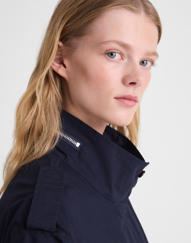 Field Jacket in Washed Poplin CLASSIC NAVY
