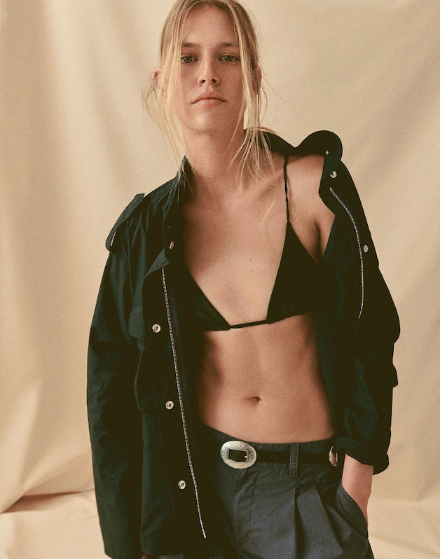 Field Jacket in Washed Poplin CLASSIC NAVY