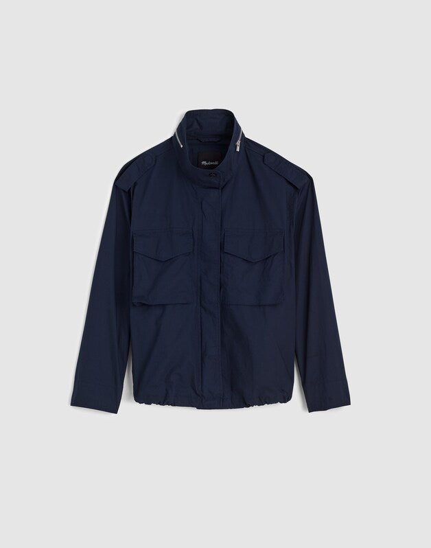 Field Jacket in Washed Poplin CLASSIC NAVY