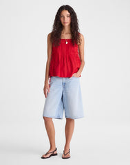 The Sophie Top VARSITY RED