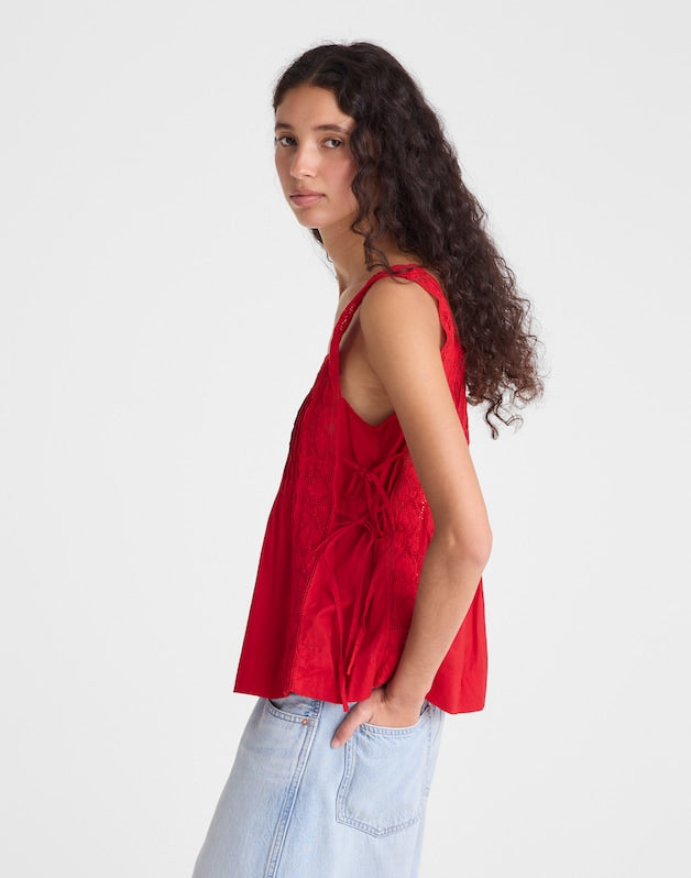 The Sophie Top VARSITY RED