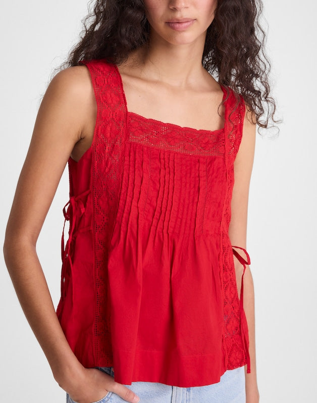 The Sophie Top VARSITY RED