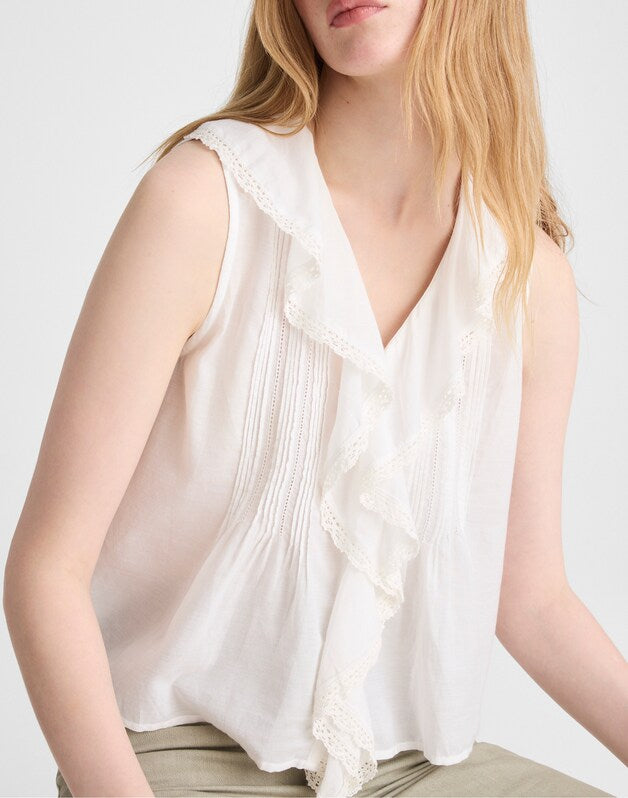 The Blaire Sleeveless Top WHITE