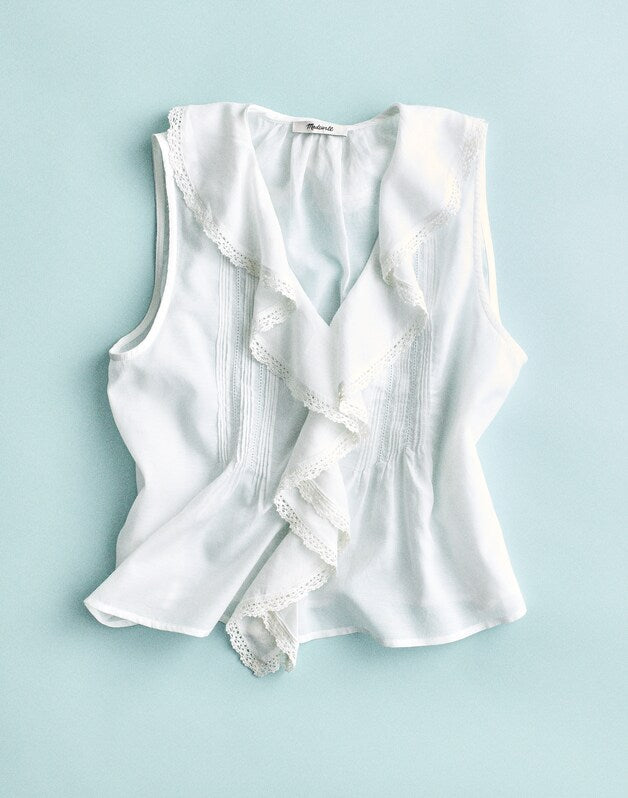 The Blaire Sleeveless Top WHITE