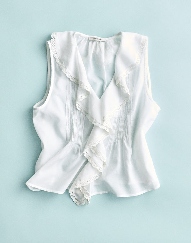 The Blaire Sleeveless Top WHITE