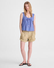 The Leah Top CALM BLUE