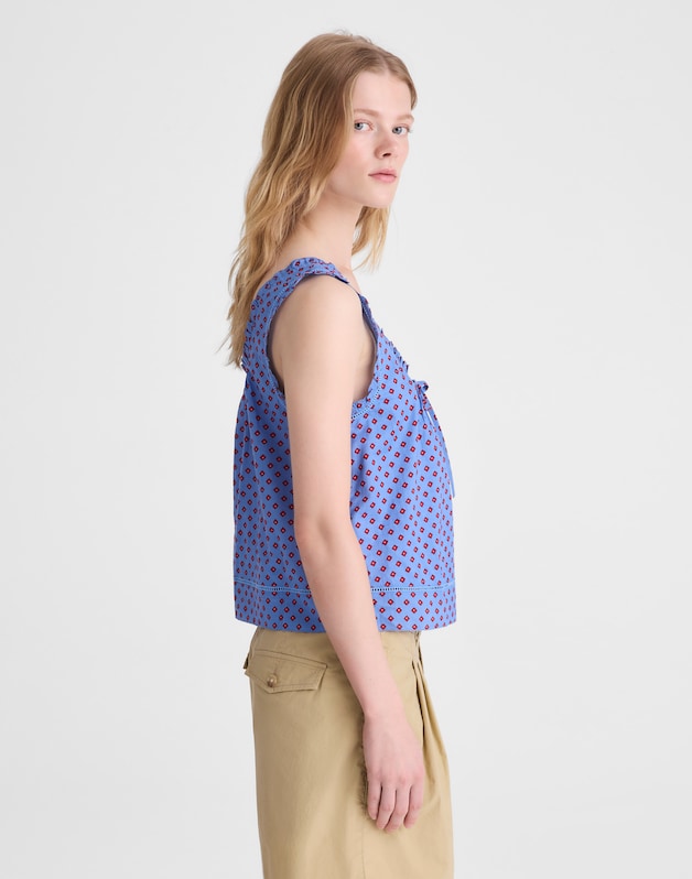 The Leah Top CALM BLUE