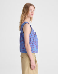 The Leah Top CALM BLUE