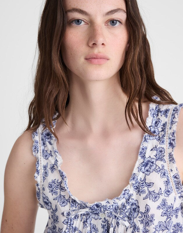 The Leah Top SKY BLUE