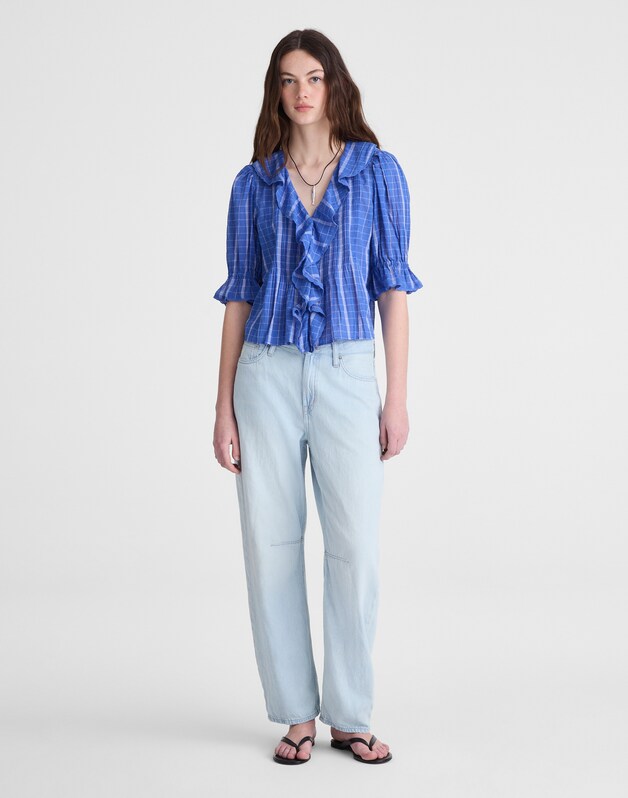 The Blaire Top RETRO BLUE