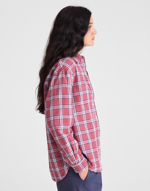 The Easy Shirt in Madras Plaid RED BALANCED PLAID