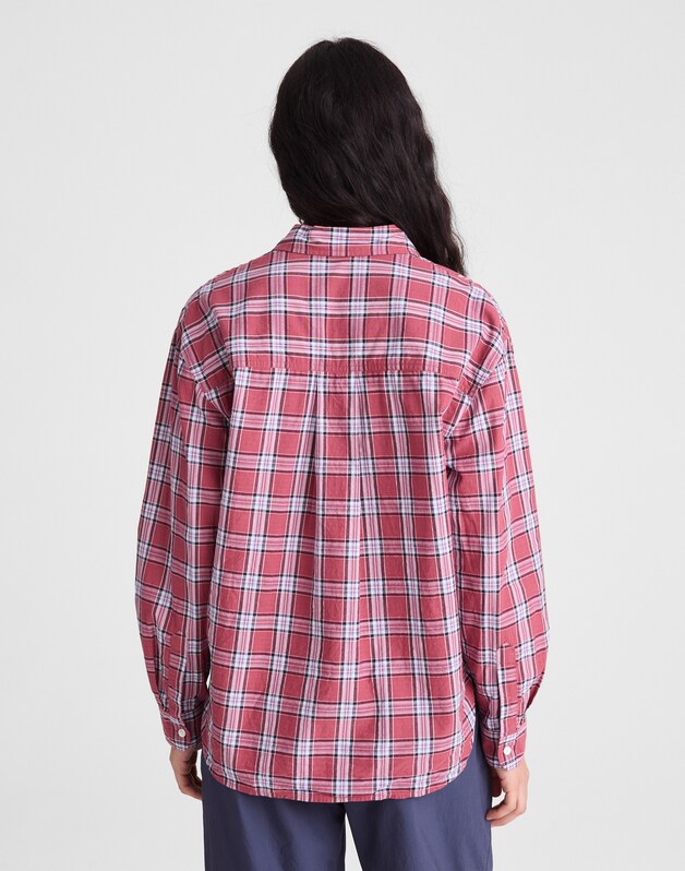 The Easy Shirt in Madras Plaid RED BALANCED PLAID