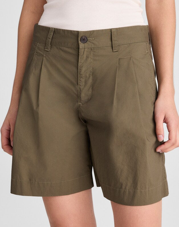 The Everyday Trouser Short in Poplin FADED IVY