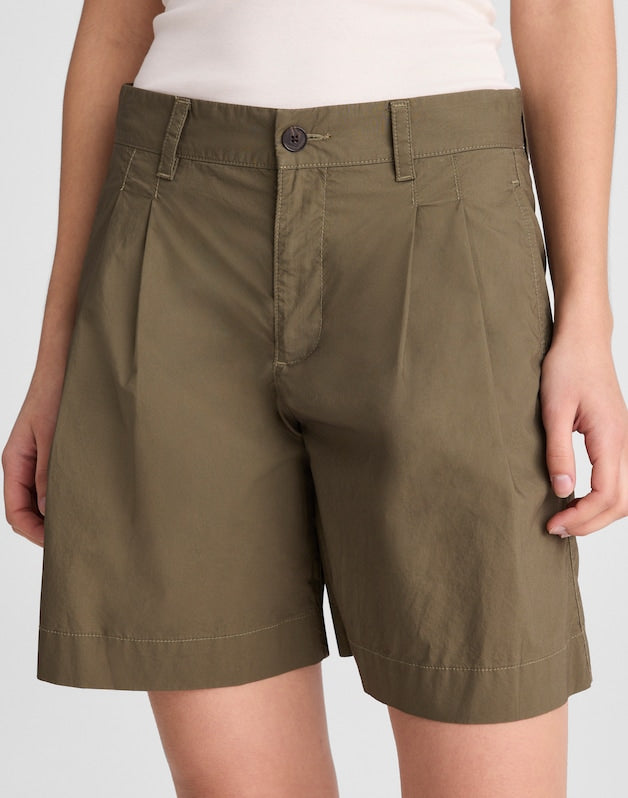 The Everyday Trouser Short in Poplin FADED IVY