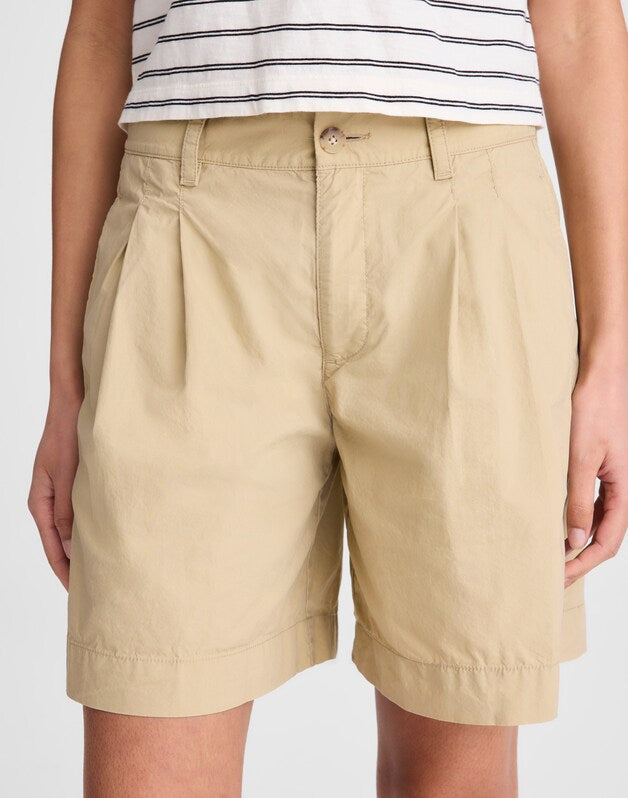 The Everyday Trouser Short in Poplin FENNEL SEED