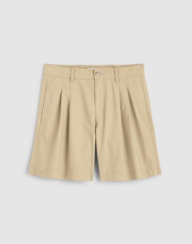 The Everyday Trouser Short in Poplin FENNEL SEED