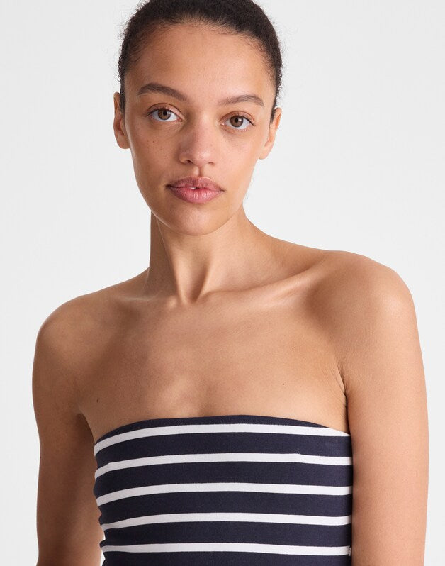 Knit Tube Top NAVY