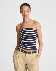 Knit Tube Top NAVY