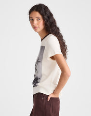 The Relaxed Tee in Vintage Jersey PALM TREE